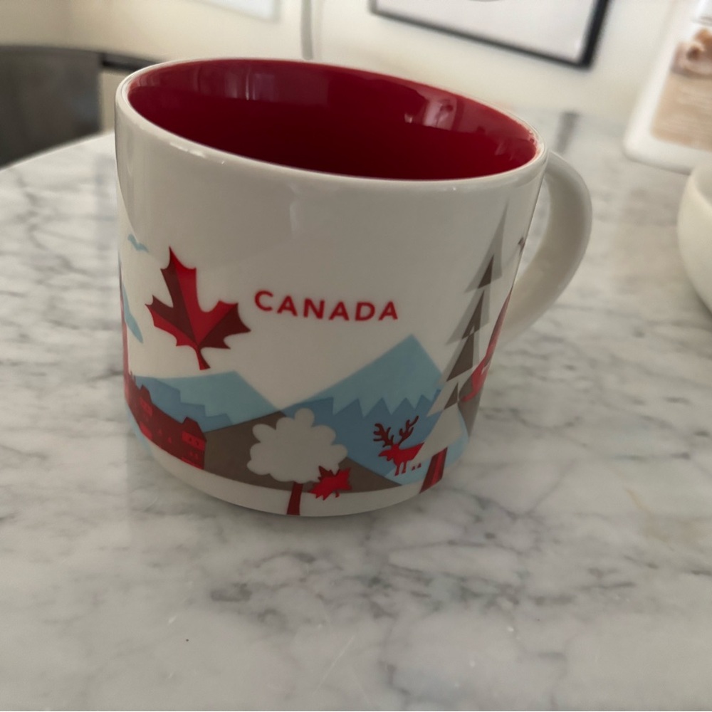 Starbucks You Are Here collectors CANADA mug -14 oz